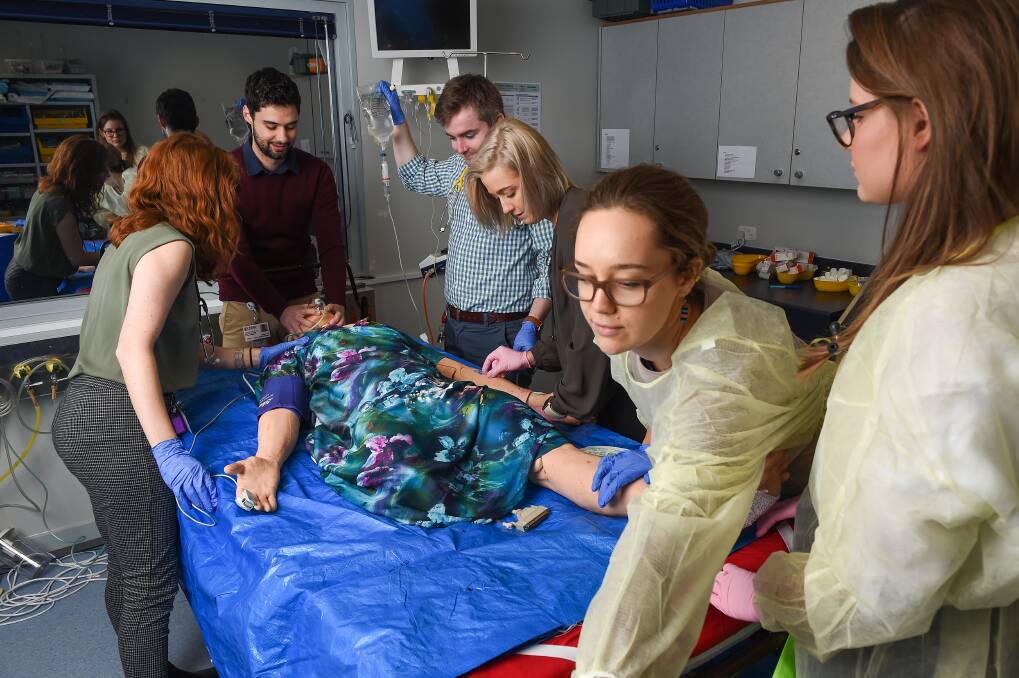 The University of NSW Rural Clinical School allows students to undertake part of their medical degrees in Albury and other regional areas. Picture: MARK JESSER