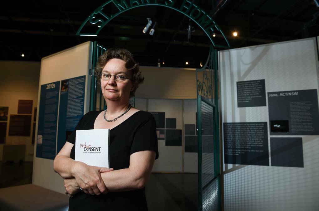 Australia's history of forced adoptions was on display at Alburys Library Museum in 2018
