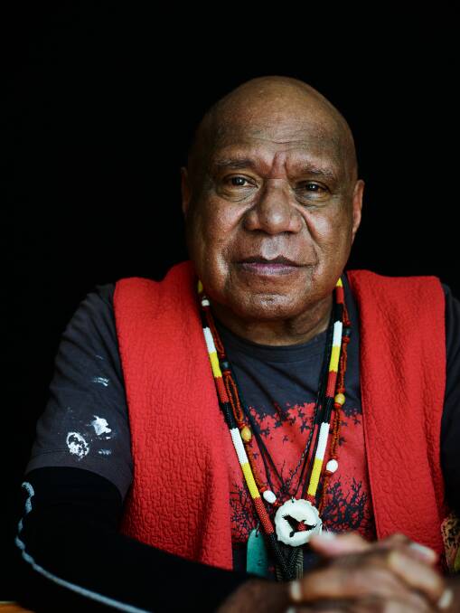 Archie Roach photographed at his home near Warrnambool. Picture: Kristoffer Paulsen