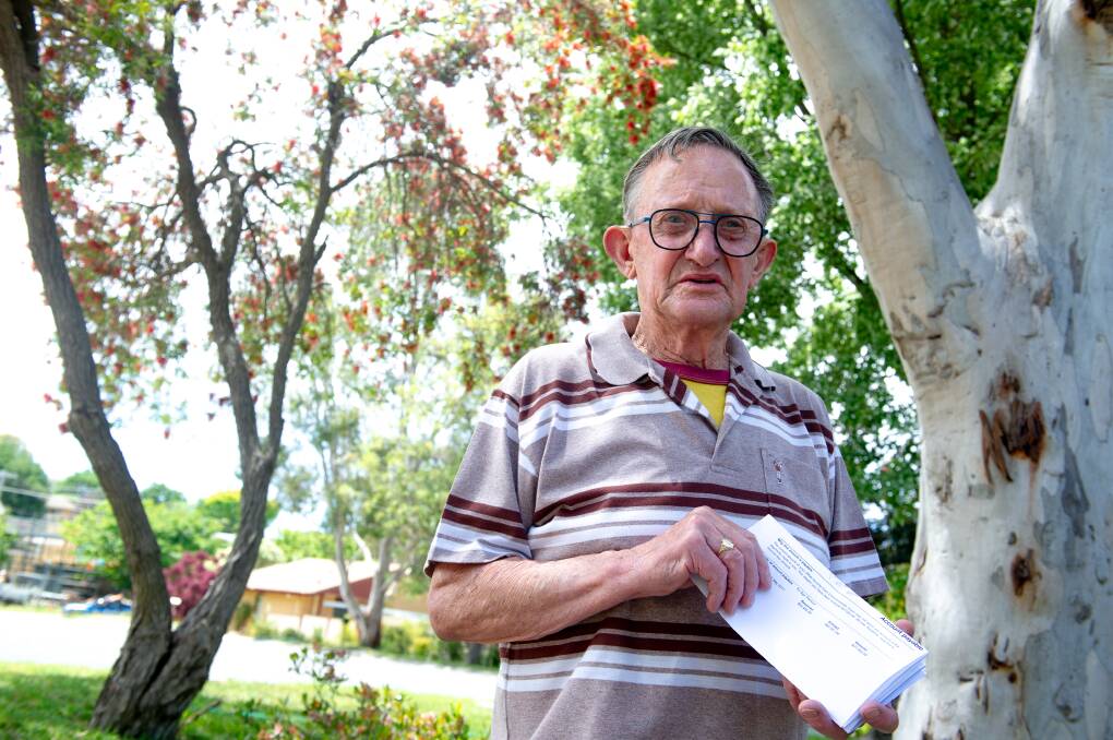 Eighty-five year old pensioner, Barry Cole, received a $23,000 robodebt from the government and was part of the robodebt class action. Picture by Elesa Kurtz