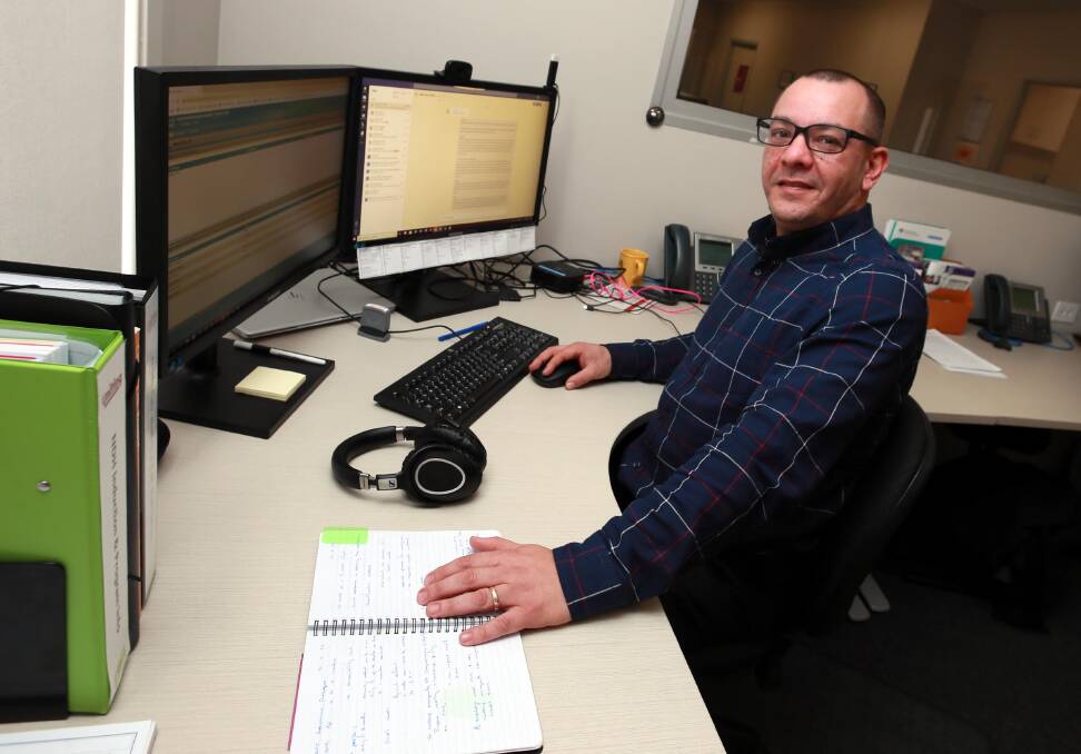 Nick Georgiou, who is a Wagga-based financial counsellor with the National Debt Helpline. Picture: Les Smith