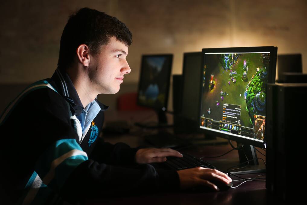 GOING LIVE: An inter school esports tournament, organised by Willem Manley, 18, will be broadcast live on streaming website twitch.tv next week. Picture: KYLIE ESLER