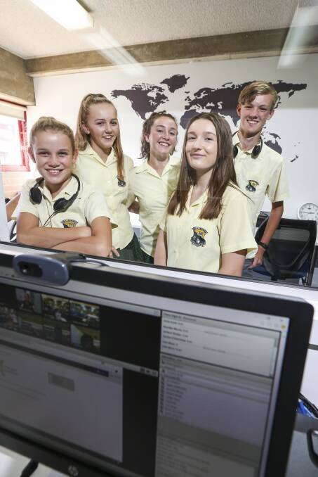 BRIGHT LIGHTS: Selected students from Billabong High have taken part in the now award winning Aurora College since they came on board in 2017. 