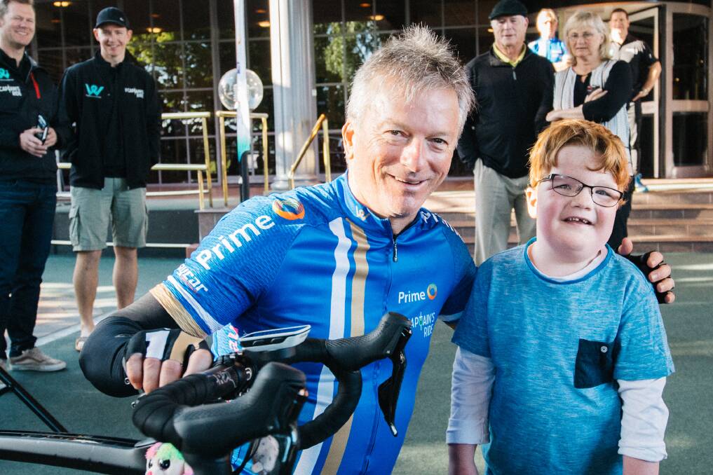 COMPASSION: Steve Waugh's Captain's Ride will finish in Albury on November 3 to raise money and awareness for children with rare diseases.