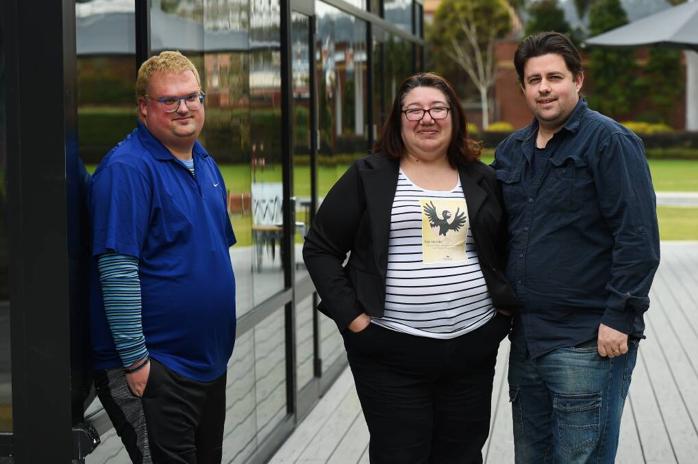 MORE UNDERSTANDING: Joel Wilson, Melanie Martinelli and Tim Walsh believe the Autism Advisory Group is a step in the right direction for the NDIS, but think more could be done. Picture: MARK JESSER