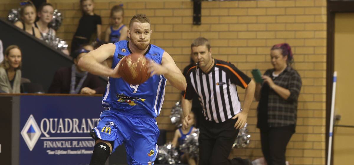 ROUGH NIGHT: It was a tough night for Bandits against Bendigo, going down by 34 points to the Braves after Friday's win against Hobart.