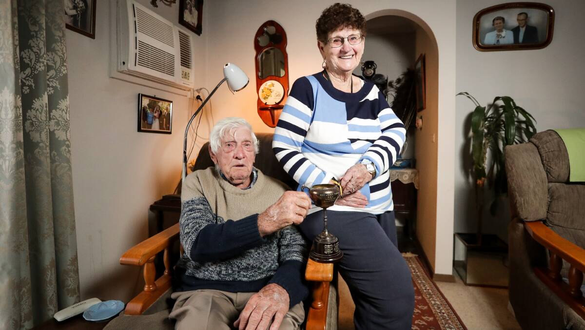 Cecil and Alice Graetz will attend Saturday's reunion at Walbundrie. Picture: JAMES WILTSHIRE
