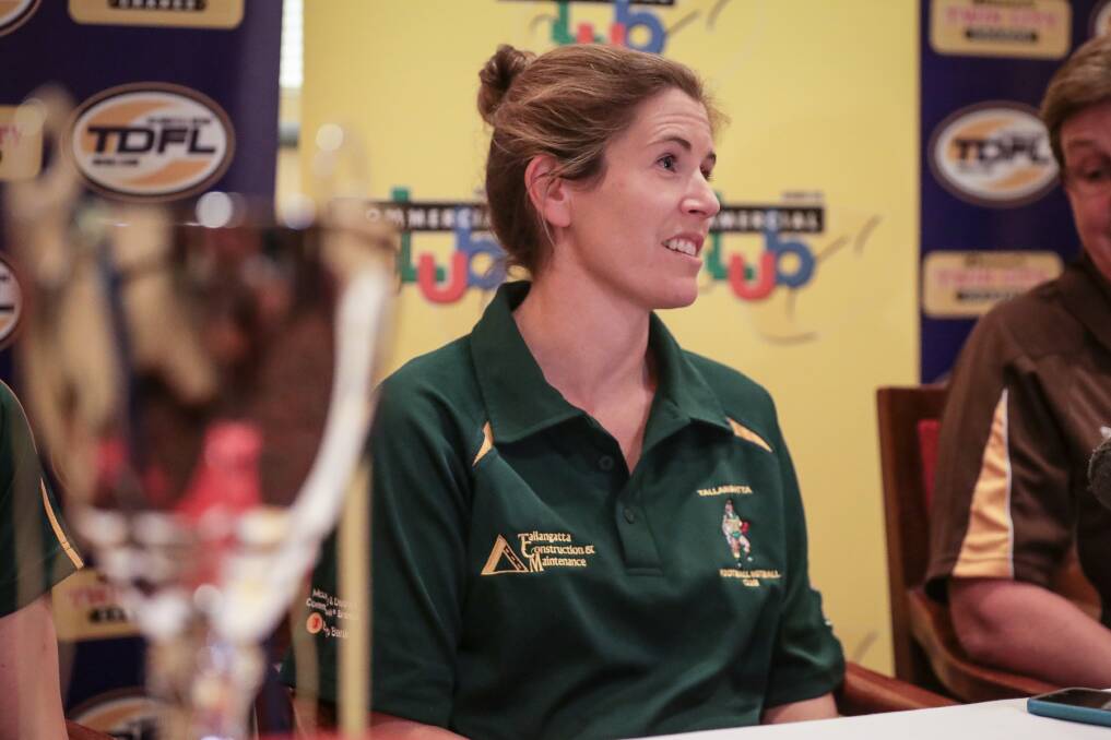 EXCITEMENT: Tallangatta coach Anna Avery is excited for the grand final, with almost nothing between the two clubs. Picture: JAMES WILTSHIRE