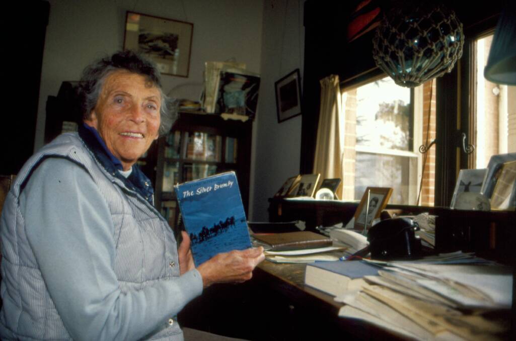 Tumbarumba will host the 10th annual Elyne Mitchell Writing Award this month. Pictured is Elyne Mitchell in 1991.