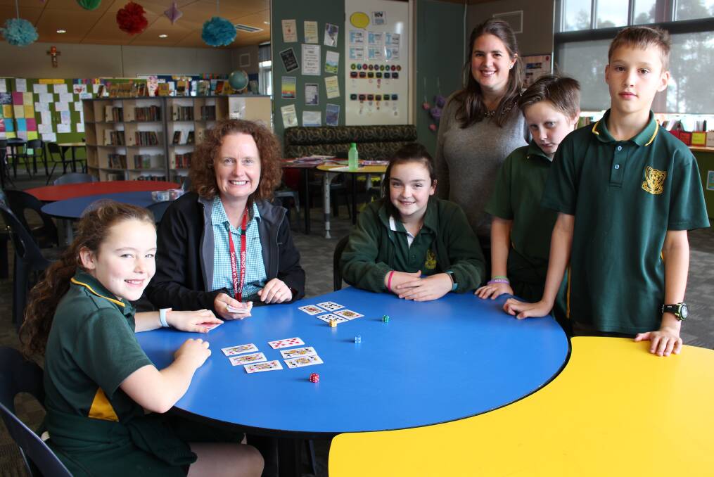 REAL WORLD: Dr Meredith Mitchell has been working with students at St Mary's Primary in Rutherglen throughout the year.