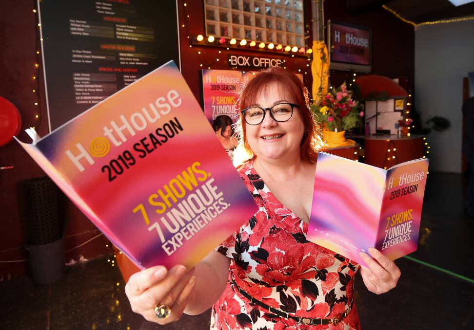 NEW CHAPTER: HotHouse Theatre artistic director Lyn Wallis launched a diverse 2019 season on Wednesday evening. Picture: KYLIE ESLER