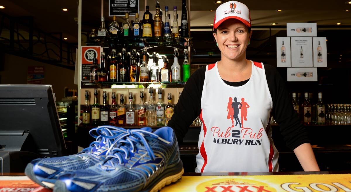 LACE THEM UP: Organiser Brooke Bosse says it's important for the hotel industry to support organisations like the PCYC. Picture: MARK JESSER