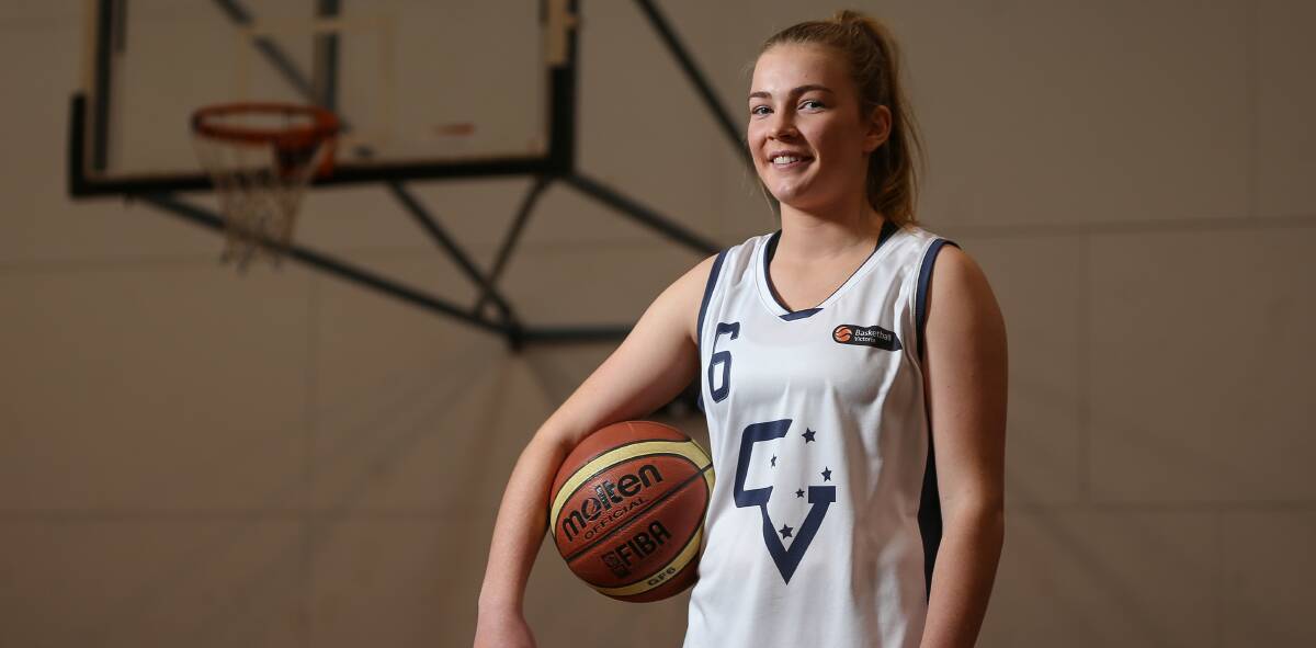 STEP UP: Steph Gorman is rapidly emerging as one of country Victoria's brightest basketball prospects. Picture: JAMES WILTSHIRE