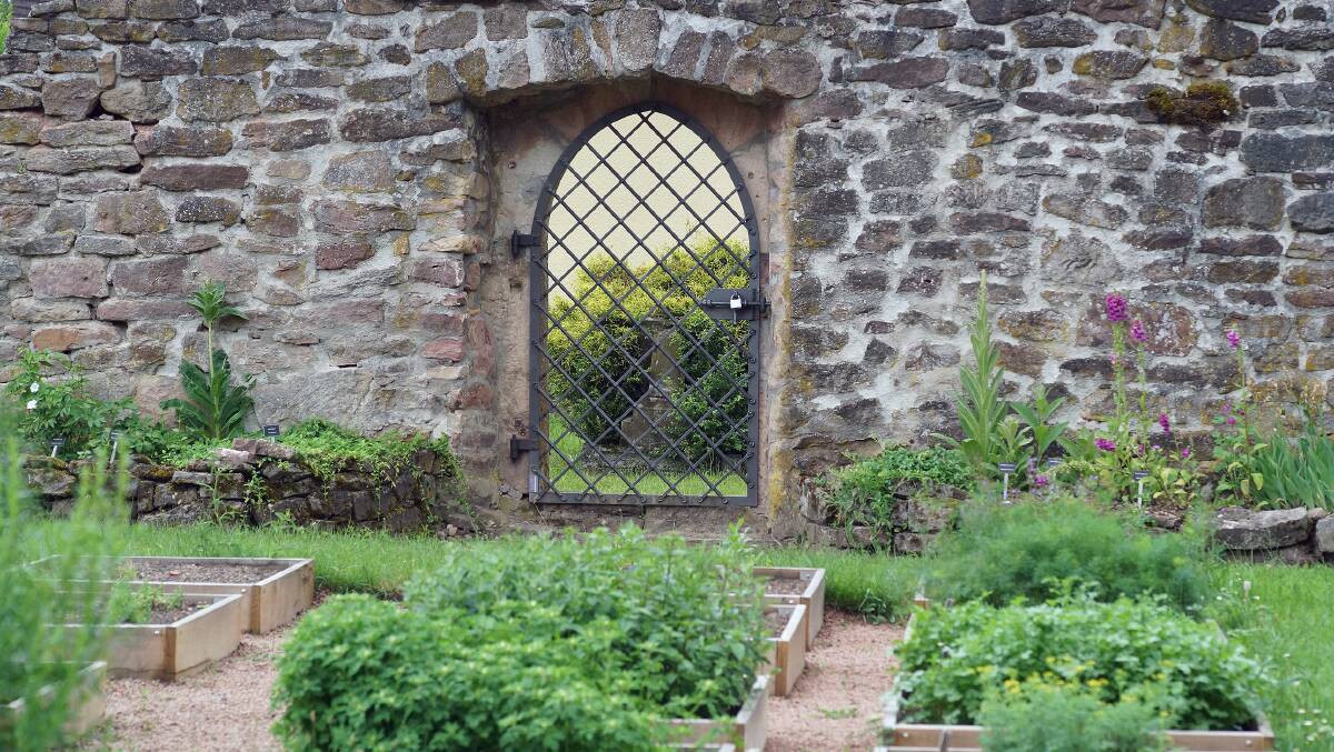 Medieval monastery edible garden. Picture: Shutterstock.