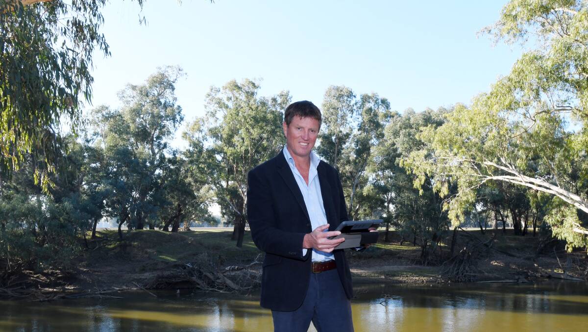 STRONG MARKET: Independent property valuer Chris Egan says rural properties are earnnig above their market price, despite the prolonged drought. 