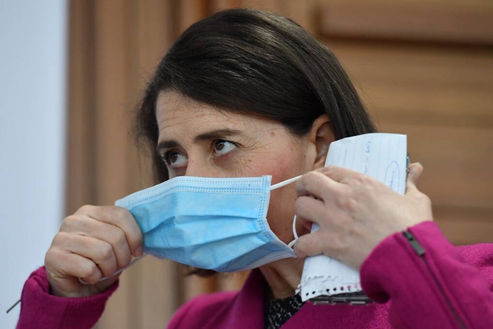NSW Premier Gladys Berejiklian has tightened restrictions further in a bid to quash virus numbers. Picture: Getty Images