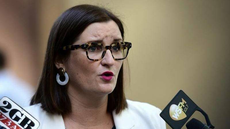 NSW Education Minister Sarah Mitchell says research has showed providing sanitary items had a positive impact on educational engagement and success. File picture