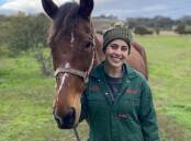 EQUINE: Charles Sturt University researcher Mollie Buckley is looking to uncover the physical and behavioural attributes that give retired racehorses better lives after they step off the track. Picture: Supplied