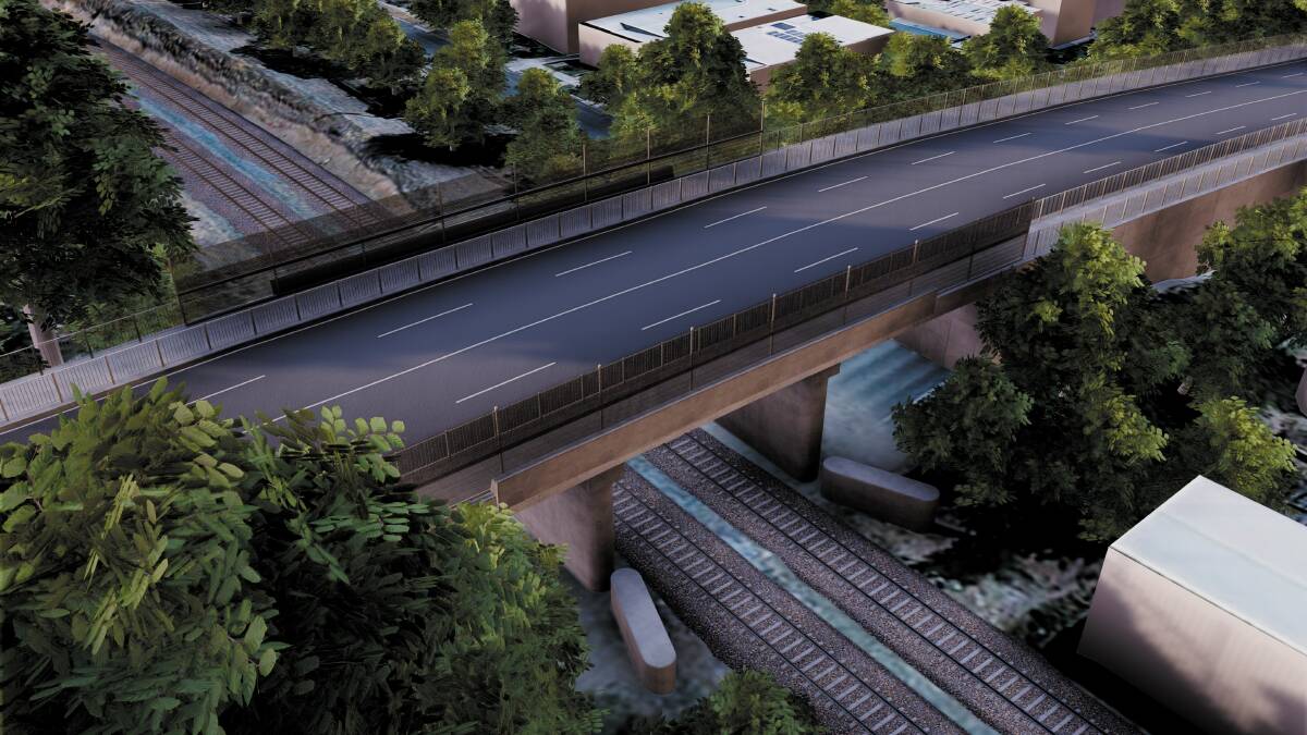 PLANS: The bridges on Best Street and Edmondson Street will be replaced to allow for double-stacked carriages to pass through Wagga. Picture: Inland Rail