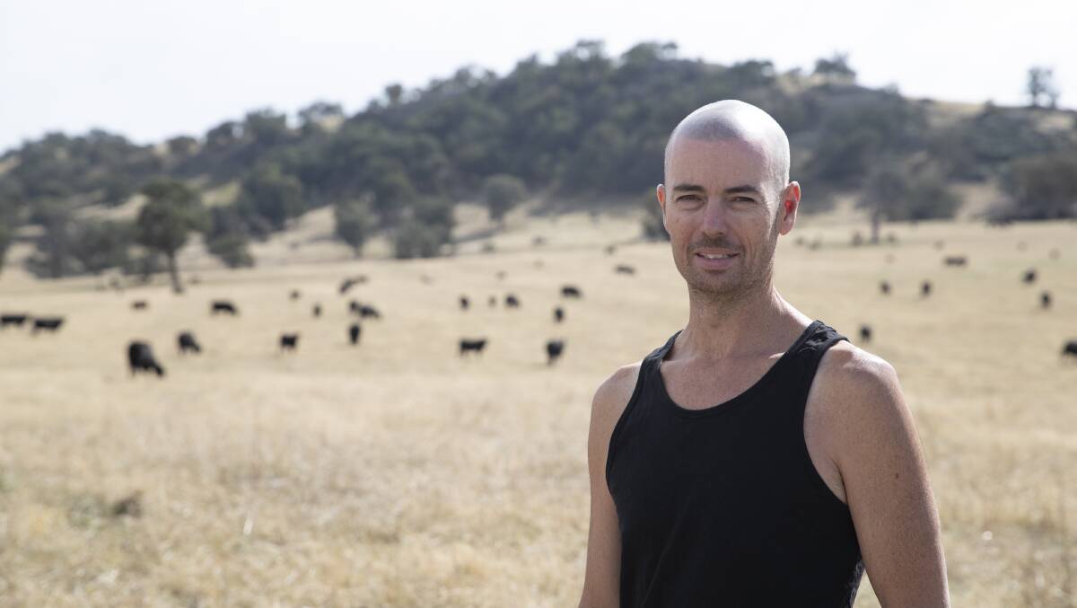 STANDING FIRM: Maxwell farmer Cam Dooner is confident his decision to lease out 1000 hectares of his property to a major solar project is the right call for his farm, the community and the environment. Picture: Madeline Begley
