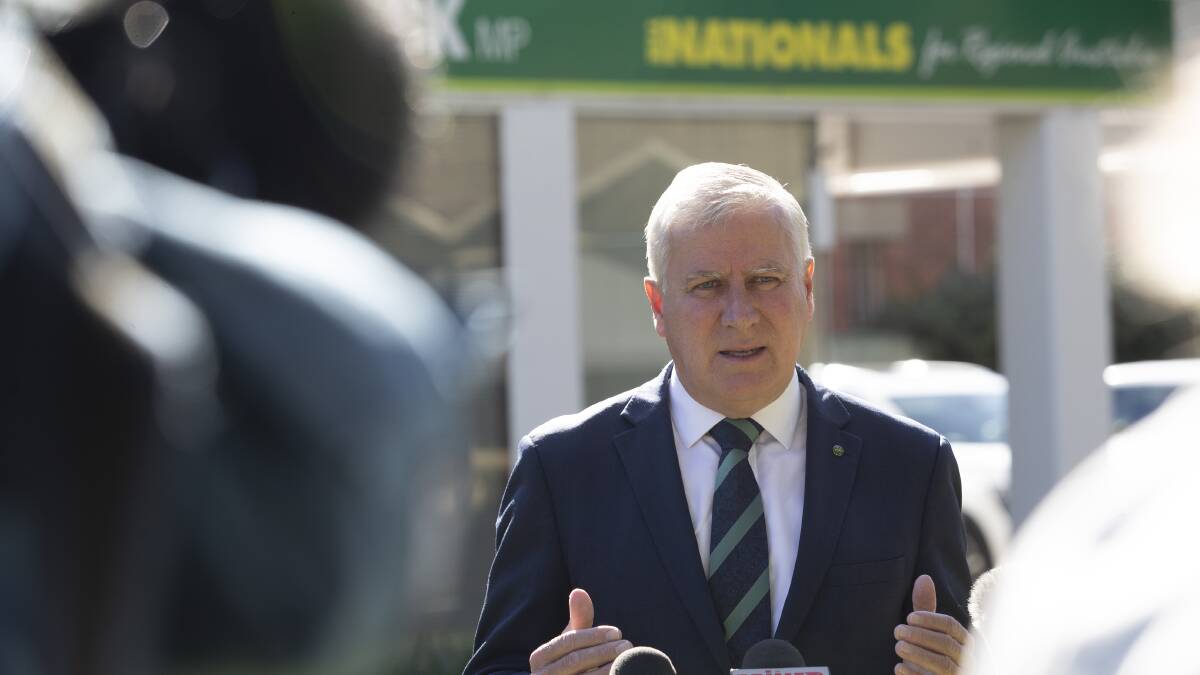 REFLECTION: Michael McCormack says the Coalition would have received more votes in the federal election if was still the leader of the National Party instead of Barnaby Joyce. Picture: Madeline Begley