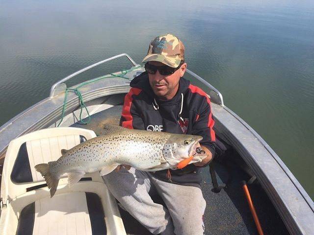 RIPPER: Andrew Chaplin caught this fat 66cm brownie in Lake Hume last week. Remember, you can send your pics, along with a few details, to 0475 947 279.