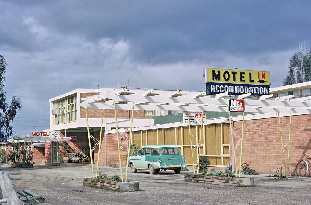 NOTABLE: Lavington's Boomerang Hotel-Motel in 1963. It opened in 1959 and was said to be the first combined hotel-motel in Australia.