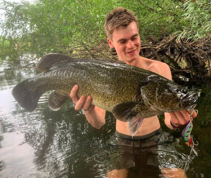 YOU RIPPER: A shirtless Connor Heir had to get in the swim for this one in the Upper Murray. Remember to send your pics, along with a few details, to 0475 953 605.