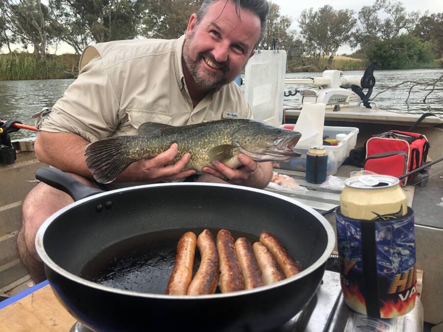 SUCCESS: Tim Wilson also enjoyed his first outing of the cod season. Remember that they don't all have to be big for you to have some fun and enjoy yourself.