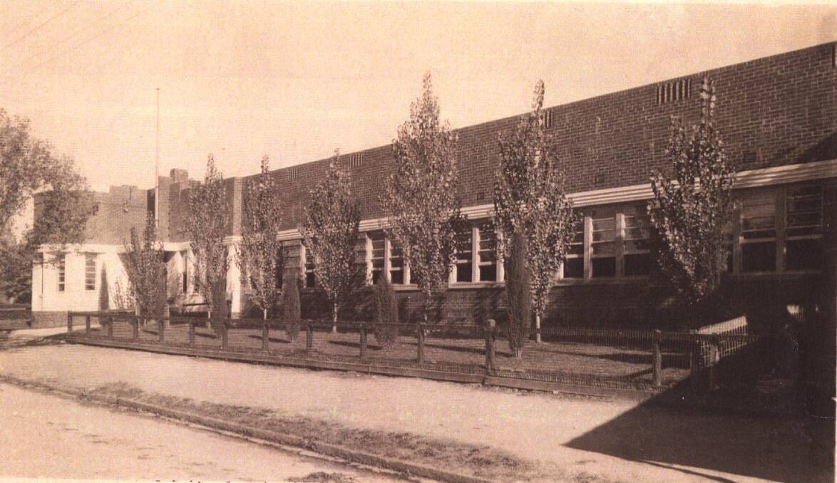 PAST: What was Wodonga High School before it moved to Woodland Street. The technical school took over before building a school in Mitchell Street.