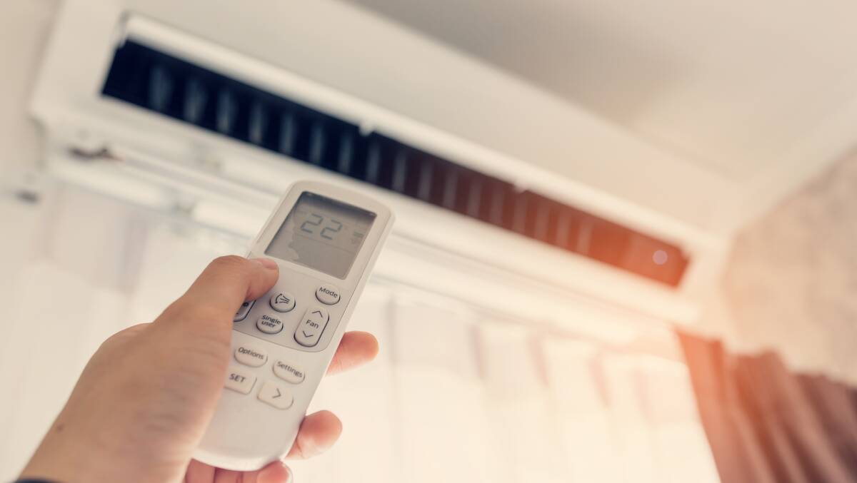 EASY: Using a heat pump, split-system air-conditioners are a great example of living lightly. Picture: Shutterstock