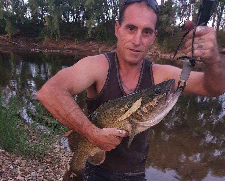 GREAT CATCH: Keen fisherman Corey was lucky enough to hook this 75cm bad boy at Sandy Creek. Remember to send your pics to 0475 947 279. Picture: Supplied