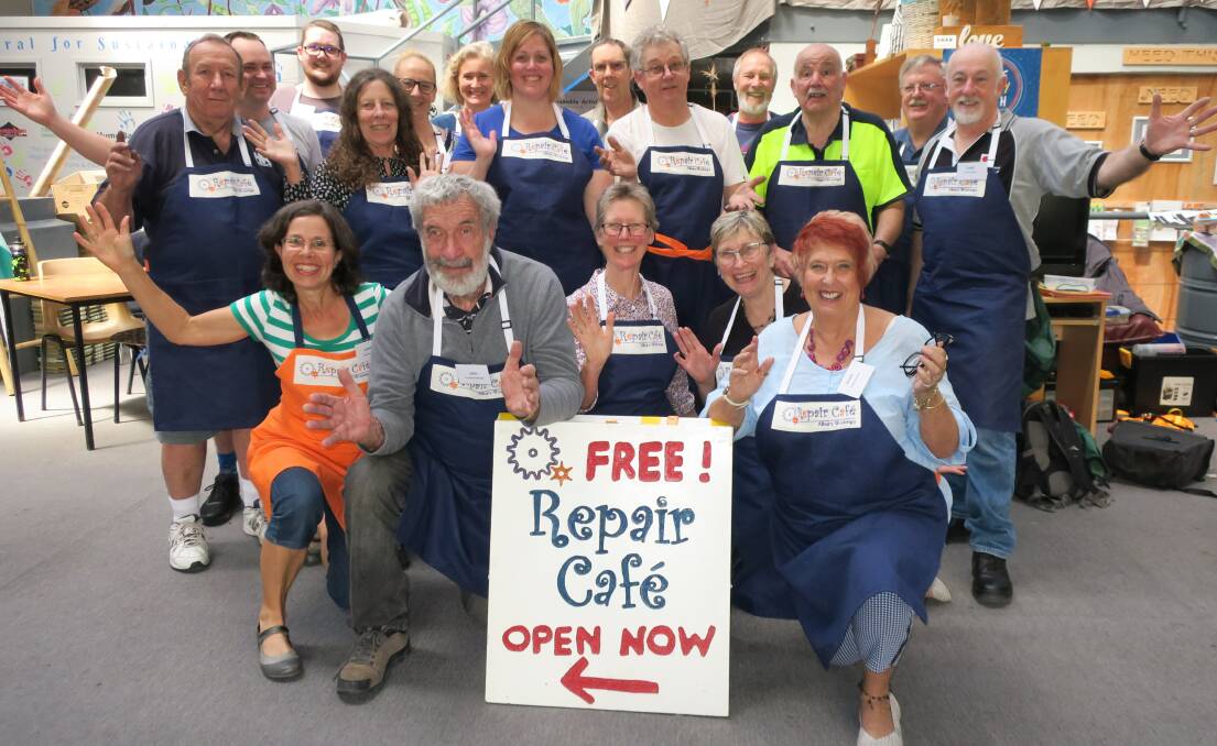 MILESTONE: Repair Cafe helpers are looking forward to the cafe's fourth birthday on Saturday, November 2.
