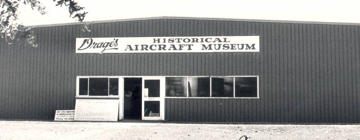 COLLECTION: The original historical aircraft museum in Wodonga featured an assortment of planes collected by former earthmover Joe Drage. Picture: Supplied