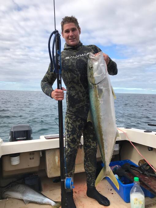 HUGE CATCH: Keen fisherman Roy Miller caught this beauty while spear fishing off Tathra, New South Wales. If you'd like to share your catch, send your fishing photos, along with a few details, to 0475 947 279 or 0475 953 605.