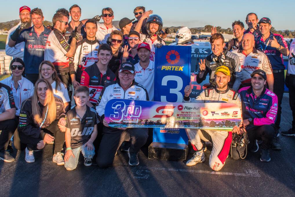 The BJR team after the weekend's final race. Picture: Tim Farrah