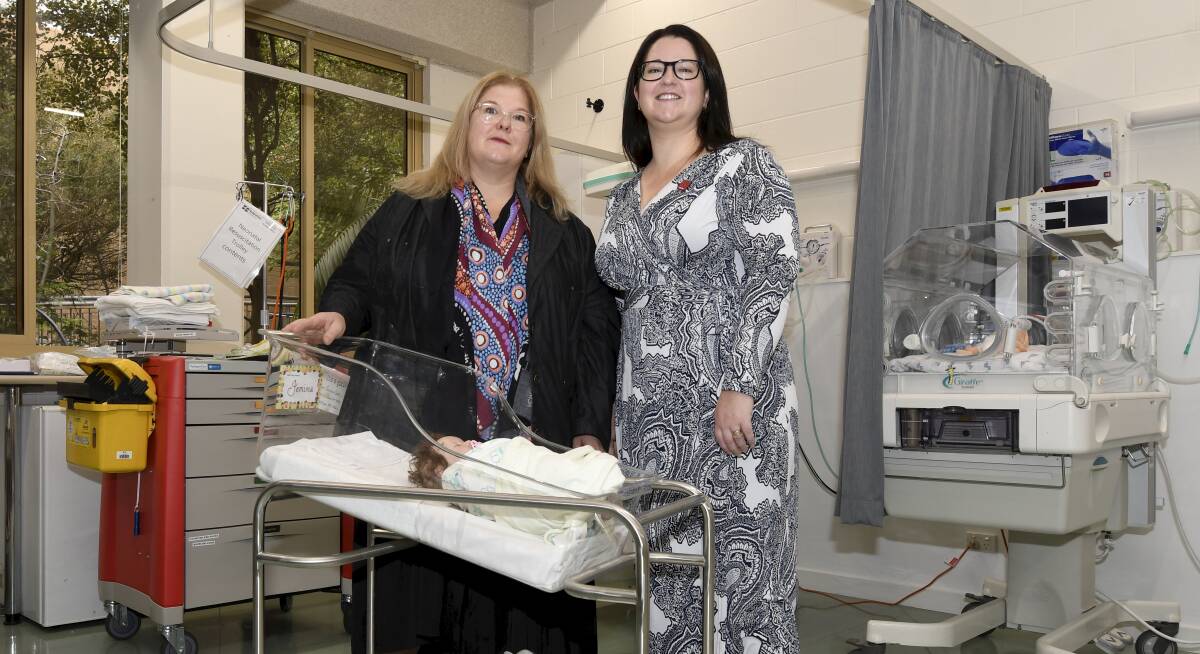 HELPING: Helena Anolak and Rhian Cramer are organising a fundraiser to mark International Day of the Midwives and support maternity hospitals in the Ukraine. Picture: Lachlan Bence