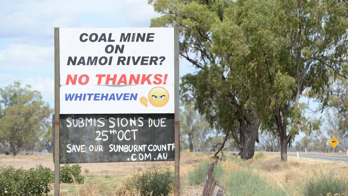 Some Boggabri farmers have been campaigning against the Vickery mine extension. Picture: Rachael Webb