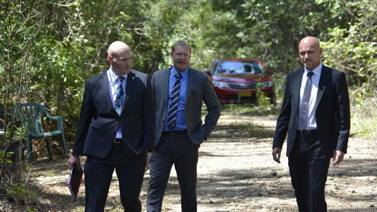 Gary Jubelin (right) was the head of Strike Force Rosann leading the investigation into the disappearance of William Tyrrell.