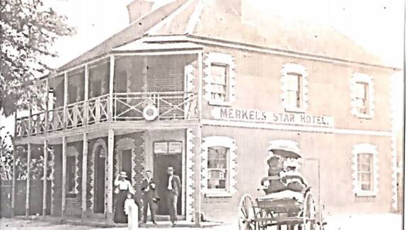 BLAST FROM PAST: A photo of the Star Hotel in central Albury, which opened in 1874.