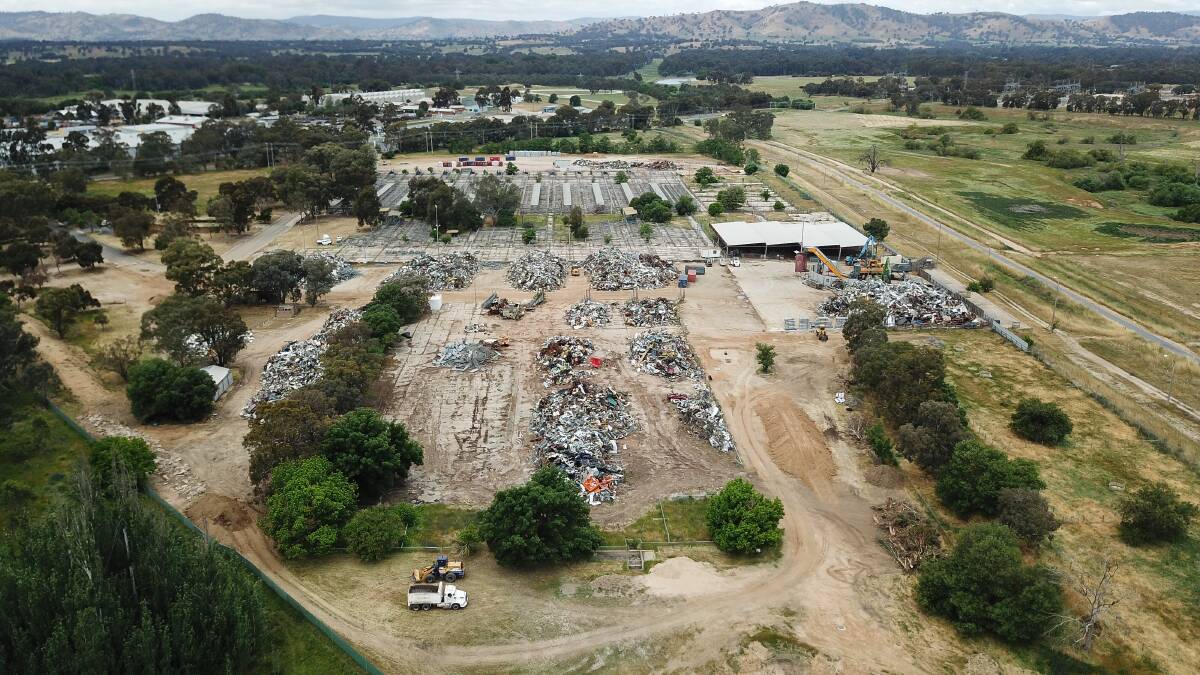 The Immix factory was established at the former Wodonga saleyards site. Picture: MARK JESSER