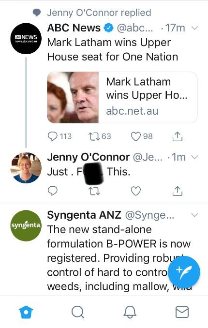 Ex-mayor takes Twitter aim at Turnbull and Latham