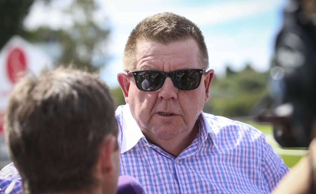 ONE LAST WINNER: Brett Cavanough said goodbye to the Albury carnival with another Flat Knacker success, Just A Bullet. Picture: JAMES WILTSHIRE