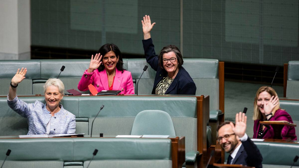HANDS UP FOR REFUGEES: Cathy McGowan hasn't publicly committed to backing Kerryn Phelps' "Medivac Bill" unlike her other cross-bench colleagues.