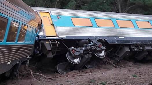 Derailed train travelling at more than 100km/h: report