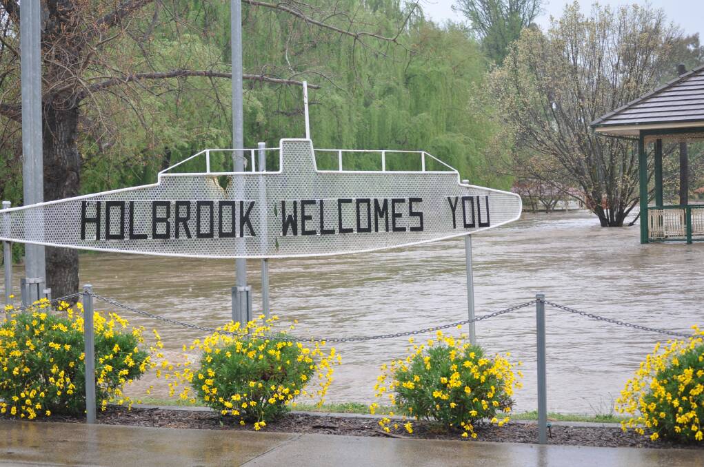 Flashback: Holbrook suffered major flood damage in 2010.
