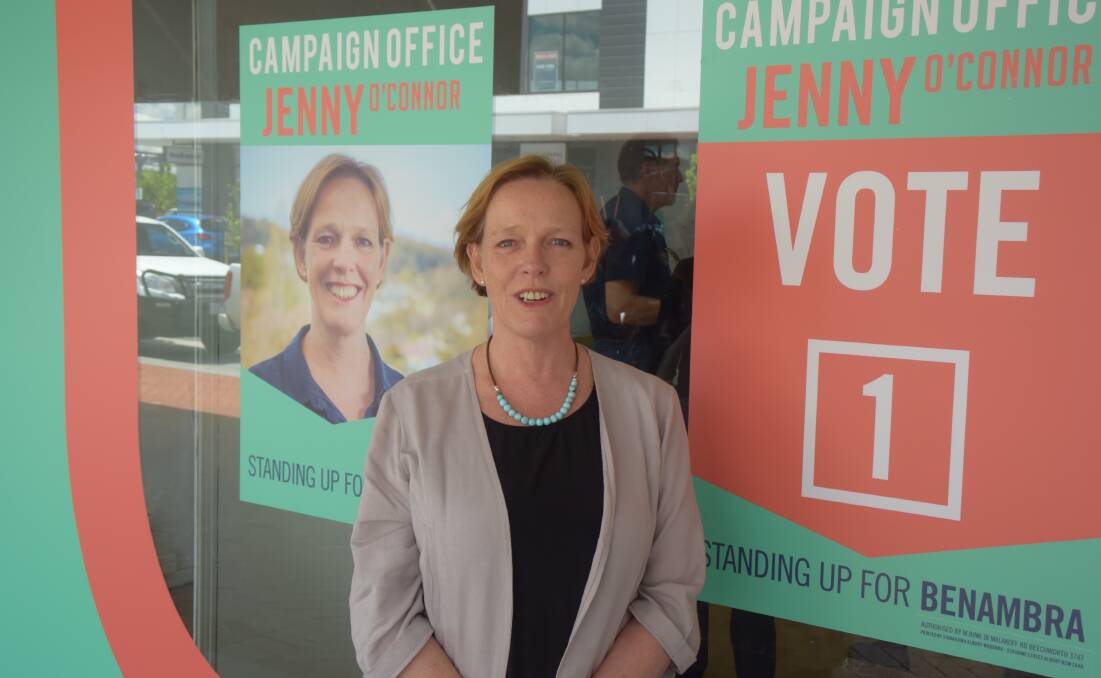DEFIANT: Independent candidate in Benambra, Jenny O'Connor, believes party politics have infiltrated the election race once again.
