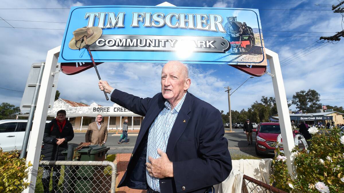 WE SAY: Tim Fischer: A contributor to very end