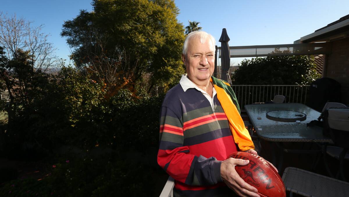 LARGER THAN LIFE: North Albury Football-Netball Club life member Peter Westland has died just short of his 68th birthday