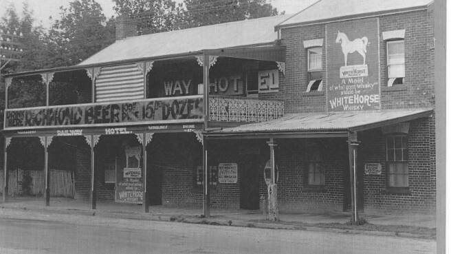 FLASHBACK: The Railway Hotel in High Street, Wodonga in 1929.